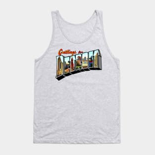 Greetings from Detroit (1950's) Tank Top